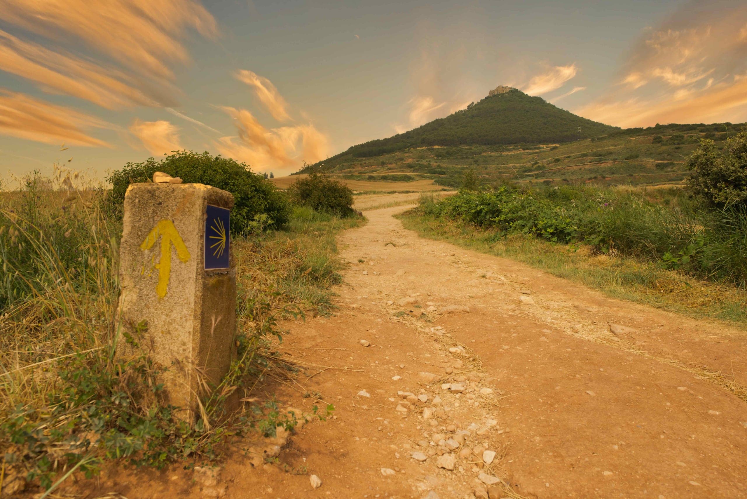 Camino de Santiago marker