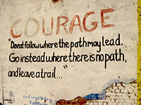 Choosing courage in fearful times